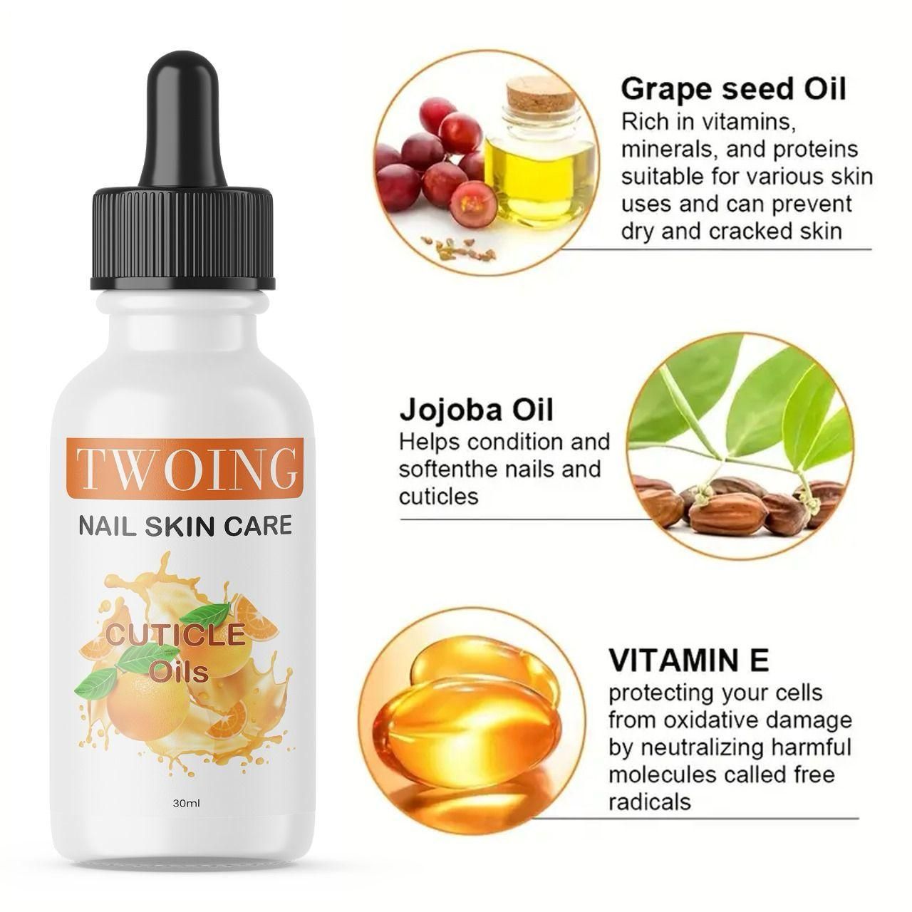 Twoing Nail Skin Care Cuticle Oils 30ml